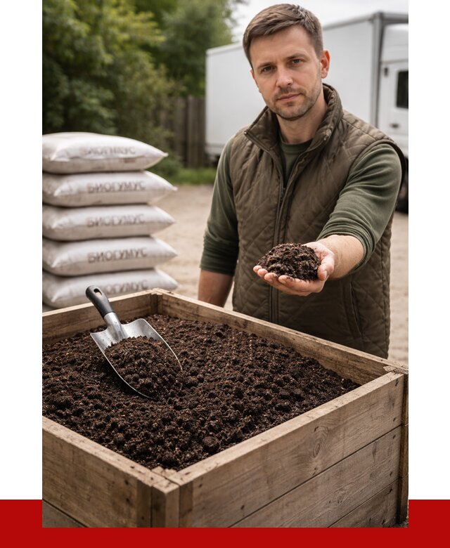 Купить биогумус в Чапаевске с доставкой от 8683 р. за куб | ПРОНЕРУДЧпв