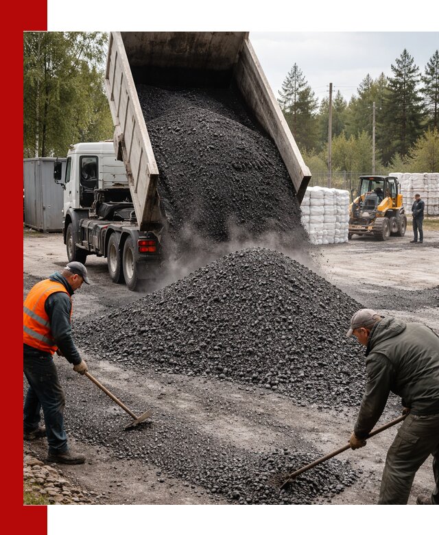 Доставка и продажа асфальтного гранулята в Чапаевске