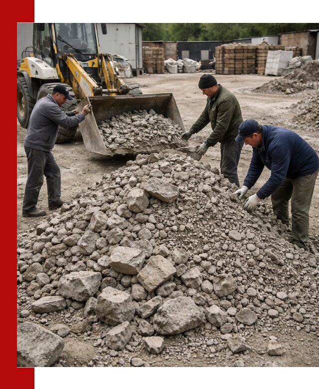 Демонтаж и вывоз бой бетона в Чапаевске