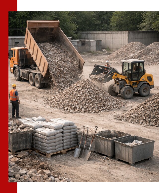 Вторичные материалы для отсыпки в Чапаевске — поставка и доставка