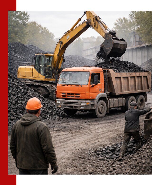Доставка угля автотранспортом в Чапаевске быстро и выгодно