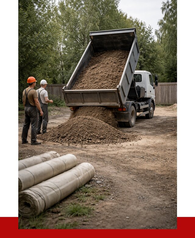 Доставка сыпучих материалов самосвалом в [cvi] от 4290 р. | ПРОНЕРУДЧпв