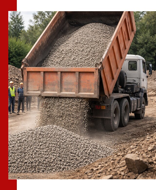 Доставка сыпучих материалов самосвалом в Чапаевске быстро и надежно