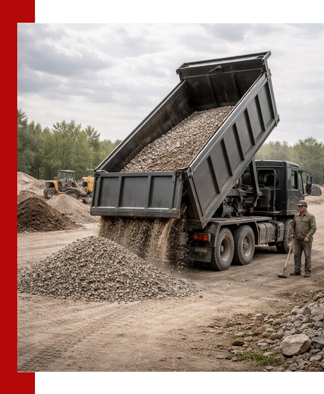 Доставка самосвалом 30 м3 по выгодным ценам в Чапаевске