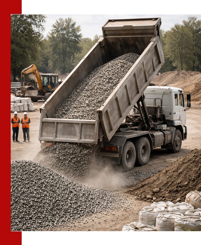 Аренда самосвала в Чапаевске для доставки сыпучих и нерудных материалов