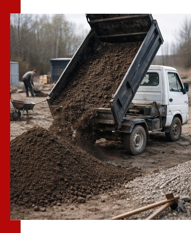 Аренда минисамосвала в Чапаевске для доставки сыпучих материалов