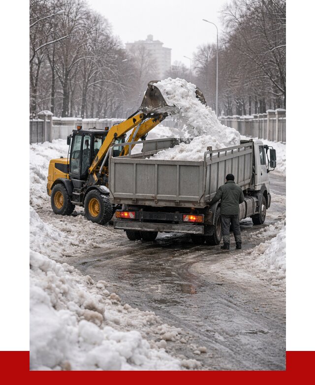Вывоз снега с погрузкой в Чапаевске от 3575 р. ПРОНЕРУДЧпв