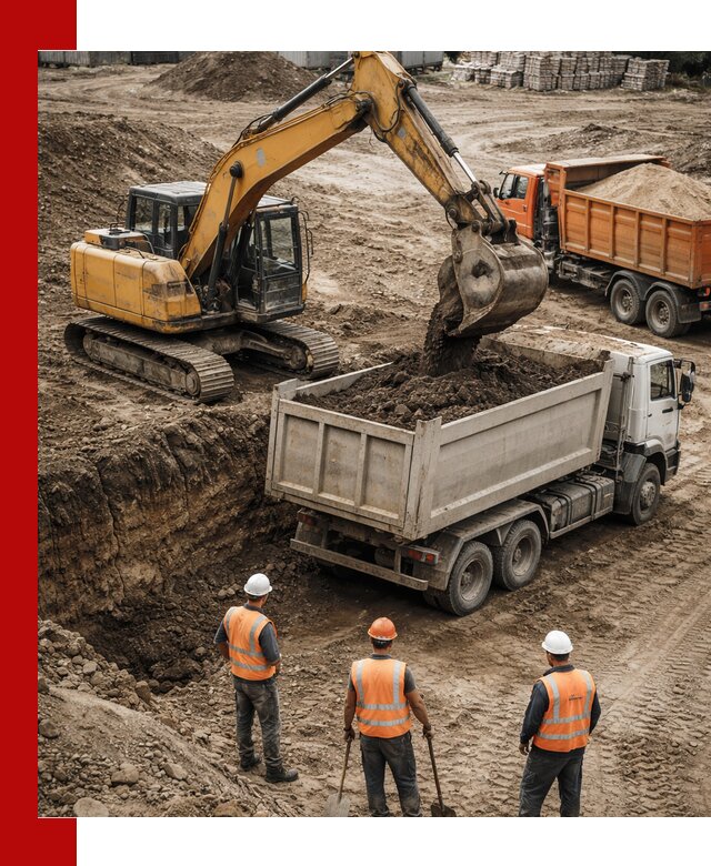 Разработка грунта для строительства и благоустройства в Чапаевске