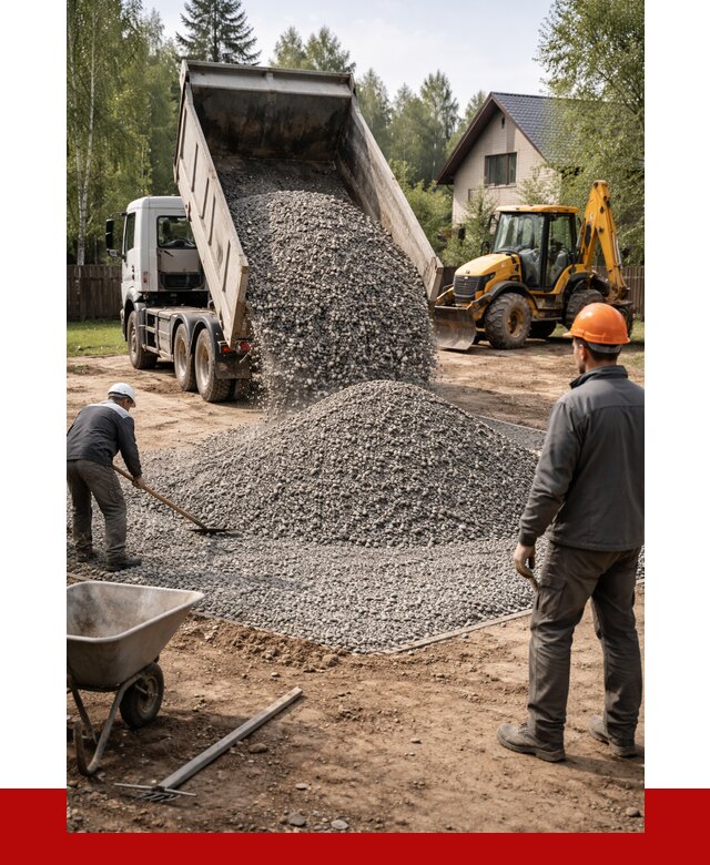 Отсыпка участка щебнем в Чапаевске от 6640 р. ПРОНЕРУДЧпв