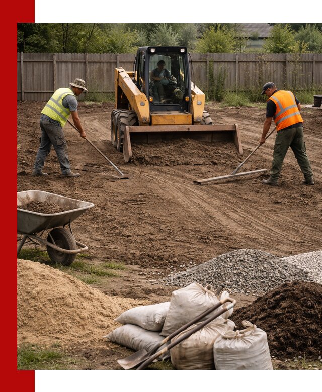 Выравнивание участка под строительство и благоустройство в Чапаевске