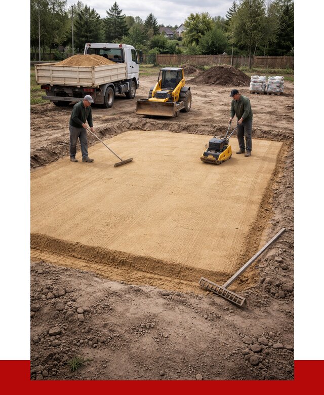 Устройство песчаной подушки в Чапаевске от 4597 р. ПРОНЕРУДЧпв