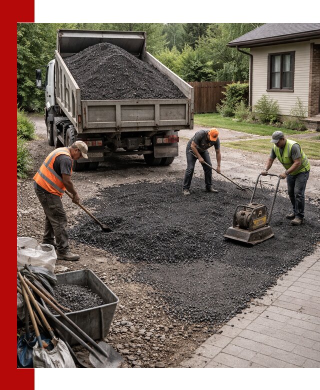 Асфальтовая крошка для двора с доставкой в Чапаевске